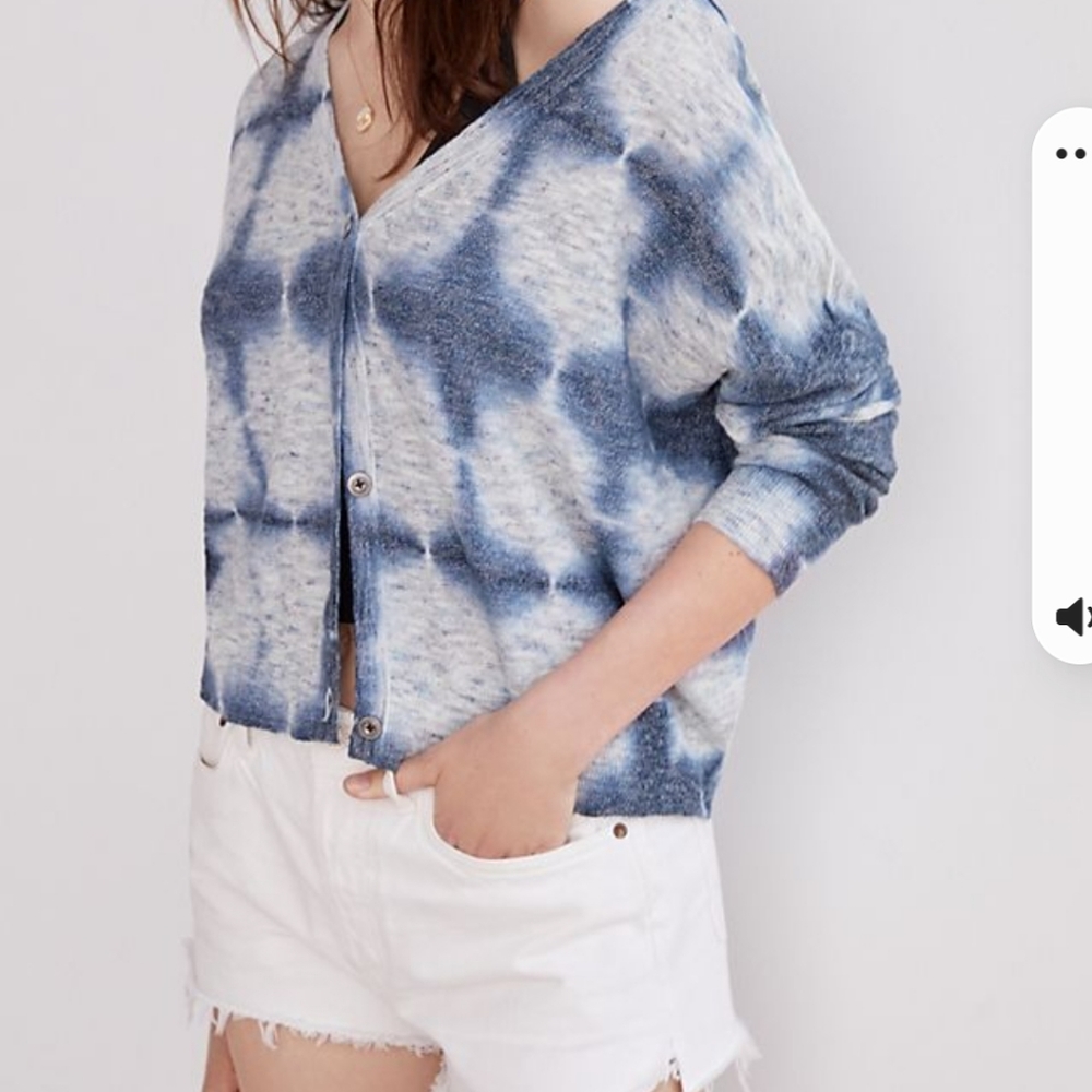 Anthropologie Pilcro Tie-Dye Cardigan